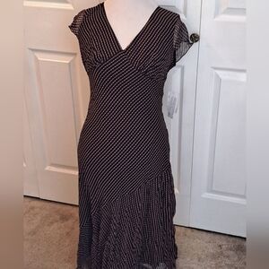 NWT Jonathon Martin Studio Silk Midi Dress   Size 12